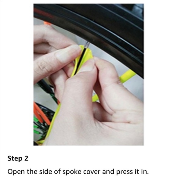 MULTI COLORED SPOKE WHEELS FOR BIKE MOTORCYCLE - Picture 8 of 10